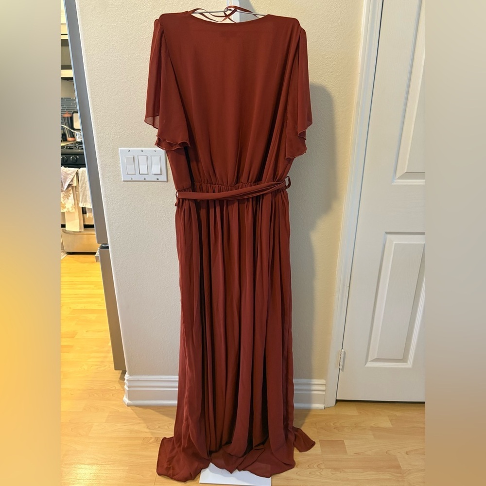 Baltic Born Vaughnie Maxi dress in Burnt Orange - Size  2XL - Picture 3 of 5